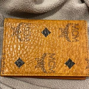 Vintage MCM cars/ID holder wallet